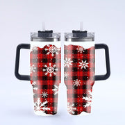 40oz Christmas Large Capacity Straw Ice Cup