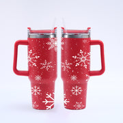 40oz Christmas Large Capacity Straw Ice Cup