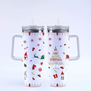 40oz Christmas Large Capacity Straw Ice Cup