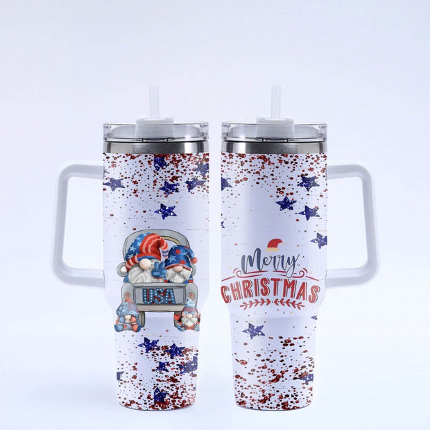 40oz Christmas Large Capacity Straw Ice Cup