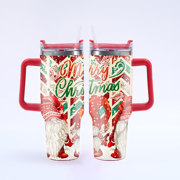 40oz Christmas Large Capacity Straw Ice Cup