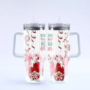 40oz Christmas Large Capacity Straw Ice Cup